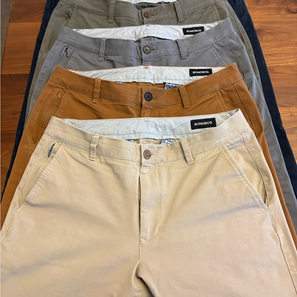 Bonobos Other - Bonobos Chino 2.0 Slim Fit Bundle – 32x32 – 5 Pairs for $75 🔥